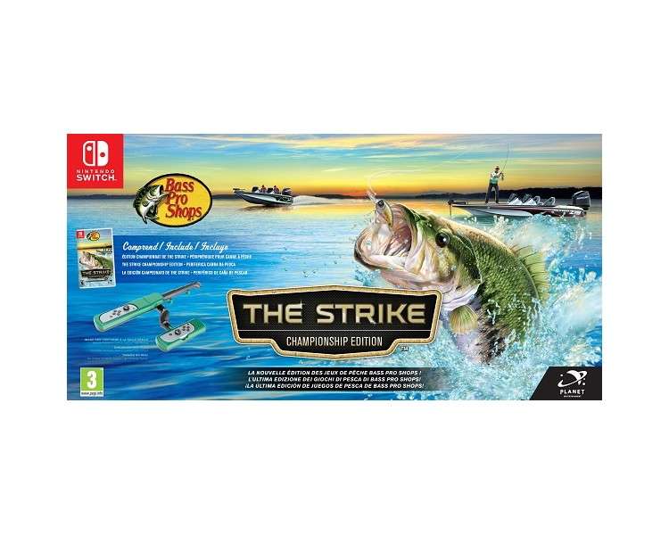 BASS PRO SHOPS THE STRIKE CHAMPIONSHIP EDITION + CAÑA DE PESCAR