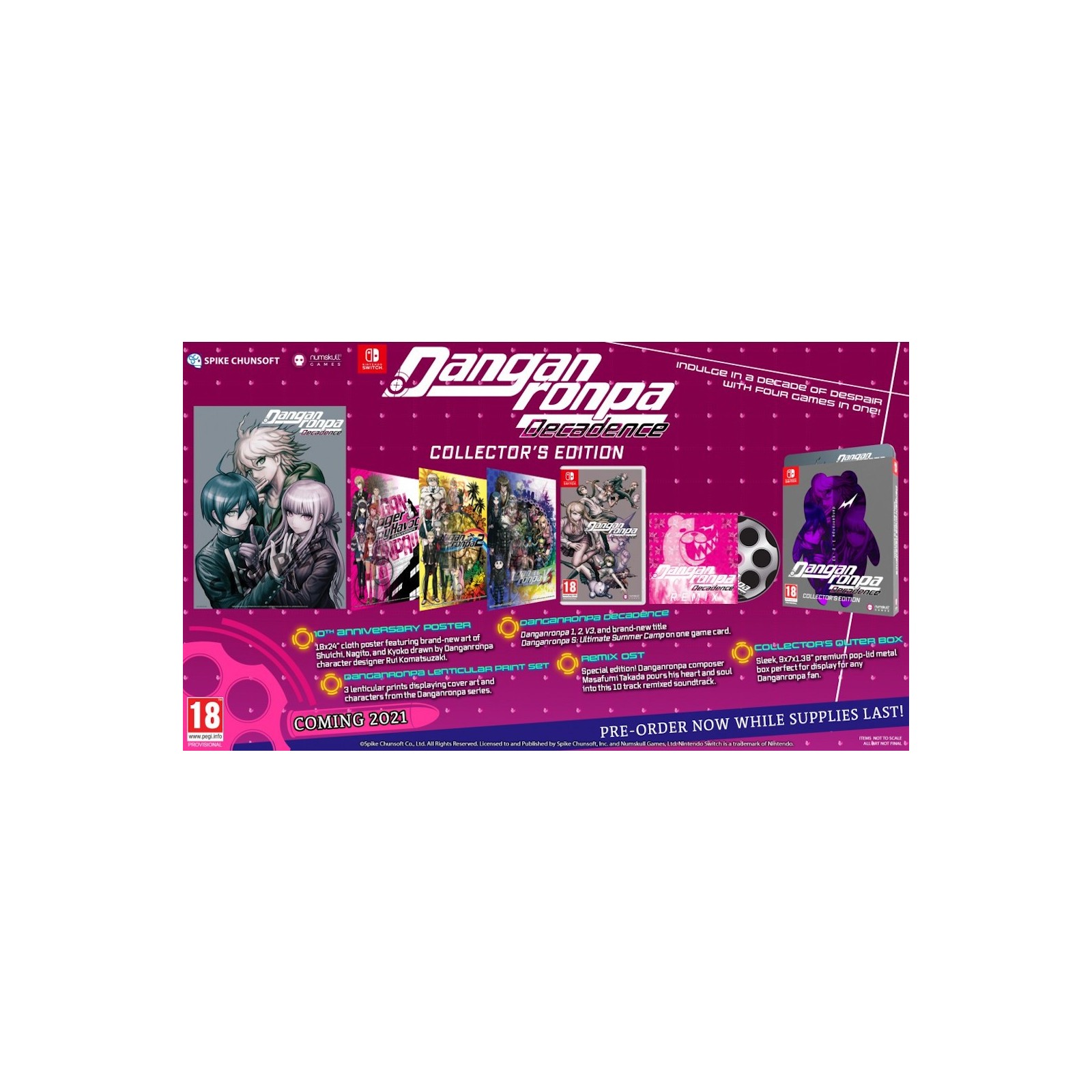 DANGANRONPA DECADENCE COLLECTOR’S EDITION