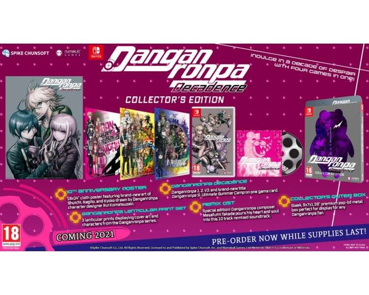 DANGANRONPA DECADENCE COLLECTOR’S EDITION