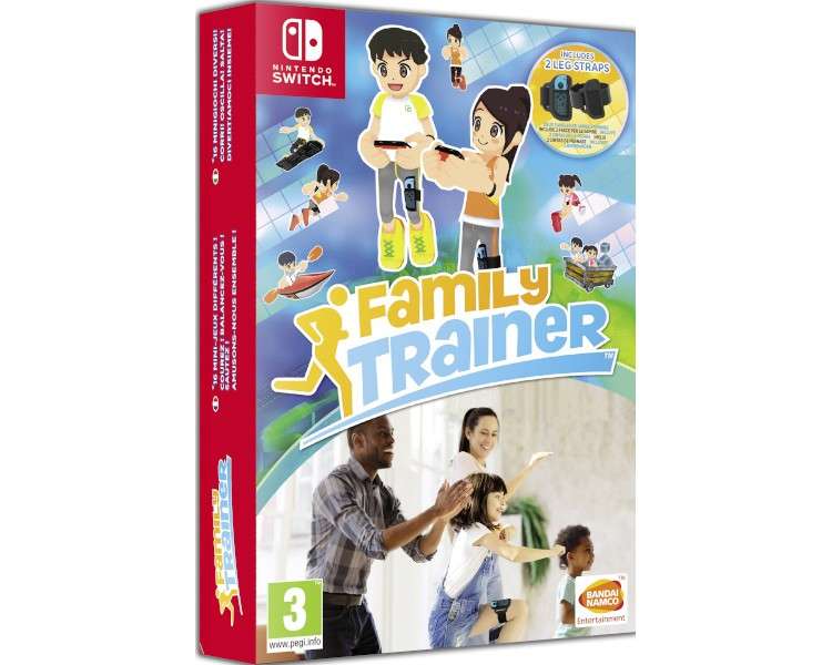 FAMILY TRAINER:16 MINIJUEGOS (INCLUYE 2 LEG STRAPS)