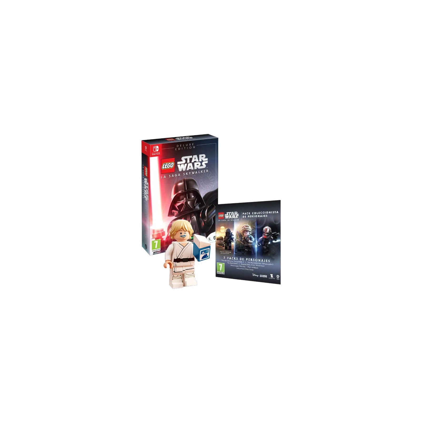 LEGO STAR WARS: LA SAGA SKYWALKER DELUXE EDITION  (FIGURA LUKE SKYWALKER+PACK PERSONAJES)