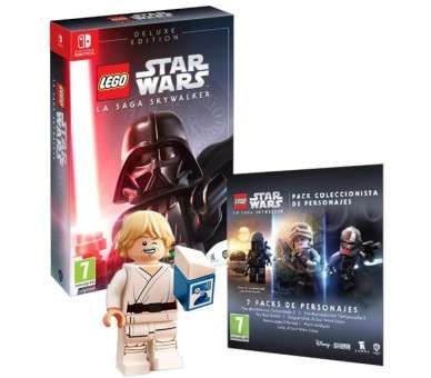 LEGO STAR WARS: LA SAGA SKYWALKER DELUXE EDITION  (FIGURA LUKE SKYWALKER+PACK PERSONAJES)