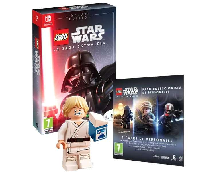 LEGO STAR WARS: LA SAGA SKYWALKER DELUXE EDITION  (FIGURA LUKE SKYWALKER+PACK PERSONAJES)