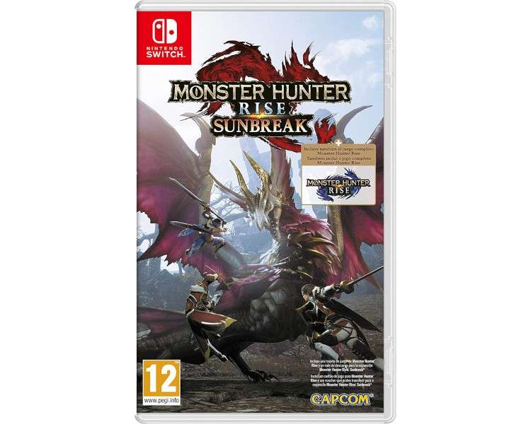 MONSTER HUNTER RISE: SUNBREAK (INCLUYE EL JUEGO COMPLETO DE MONSTER HUNTER RISE)