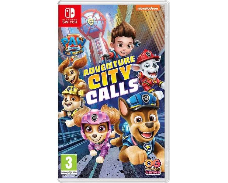 PAW PATROL THE MOVIE. ADVENTURE CITY CALLS