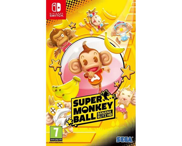 SUPER MONKEY BALL BANANA BLITZ HD (PEGATINAS EN EL INTERIOR)