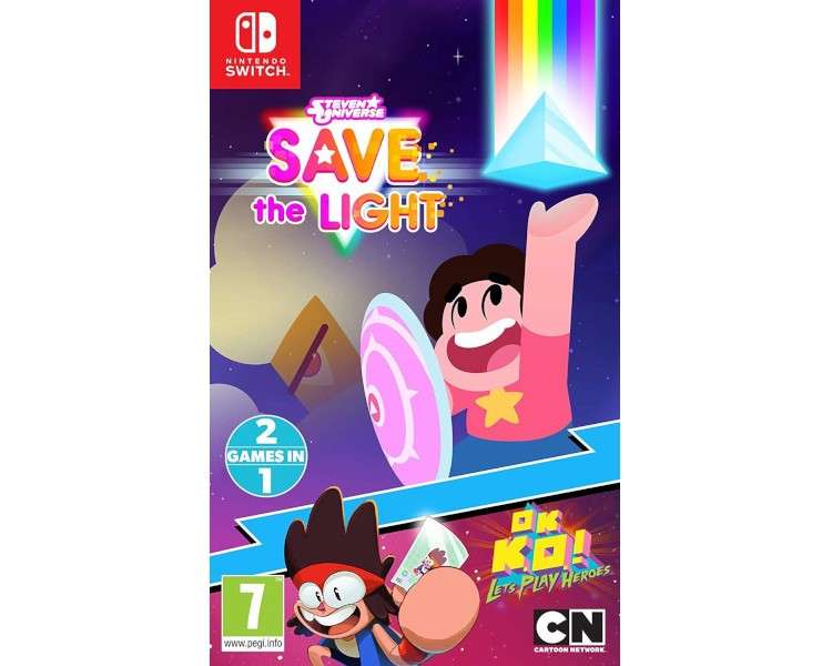 STEVEN UNIVERSE: SALVA LA LUZ + ¡OK K.O! QUIERO SER HÉROES (2&1)