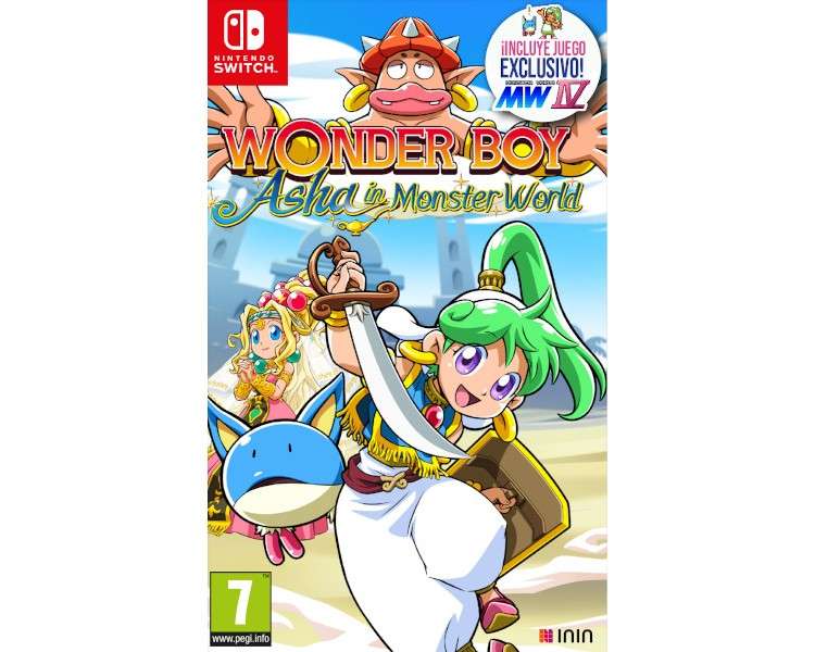 WONDER BOY ASHA IN MONSTER WORLD (INCLUYE MW IV)