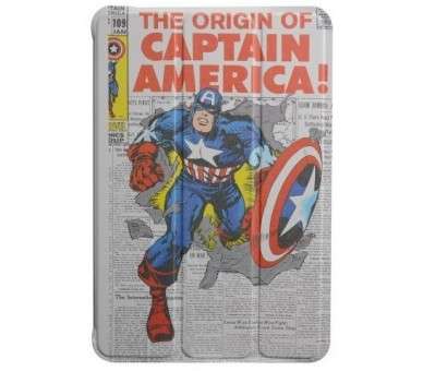 PDP CARCASA FOLIO MARVEL CAPITAN AMERICA (IPAD MINI)