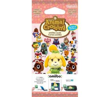 PACK 3 TARJETAS AMiiBO ANIMAL CROSSING (SERIE 4) (IMP)