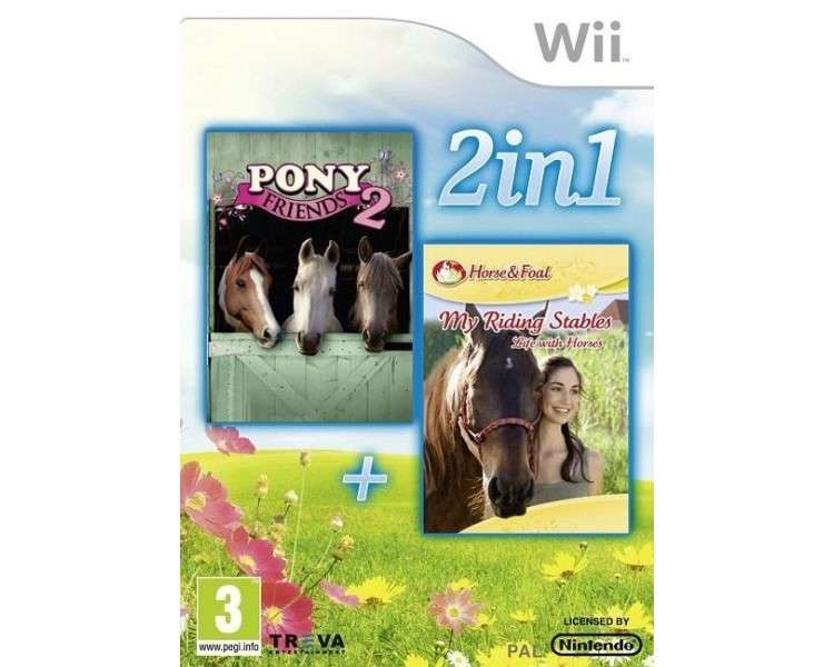 PONY FRIENDS 2 + MI GRANJA CABALLOS (2 IN 1)