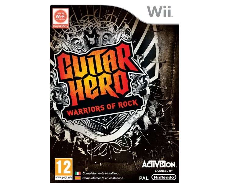 GUITAR HERO:WARRIORS OF ROCK