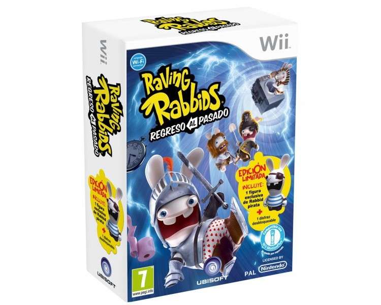 RAVING RABBIDS REGRESO AL PASADO + FIGURA