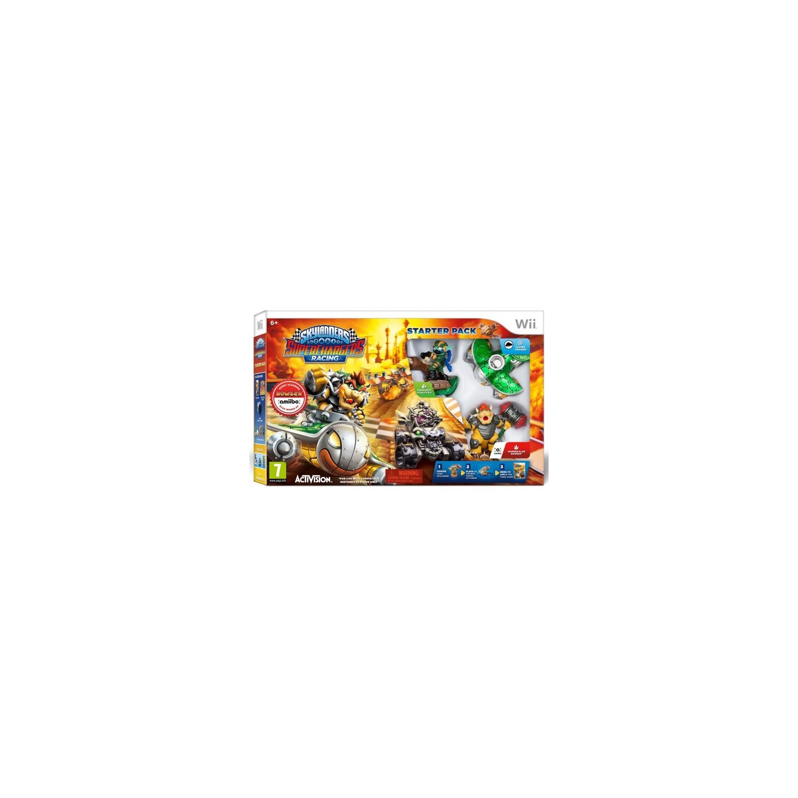 SKYLANDERS SUPERCHARGERS RACING STARTER PACK (INCLUYE FIGURA BOWSER COMPATIBLE CON AMiiBO)