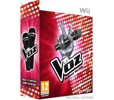 LA VOZ: QUIERO TU VOZ + 2 MICROFONOS (Wii U)