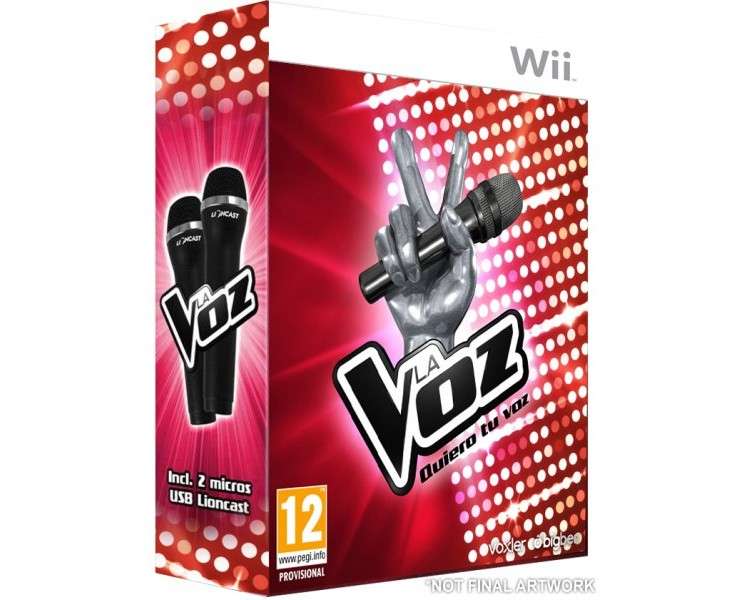 LA VOZ: QUIERO TU VOZ + 2 MICROFONOS (Wii U)