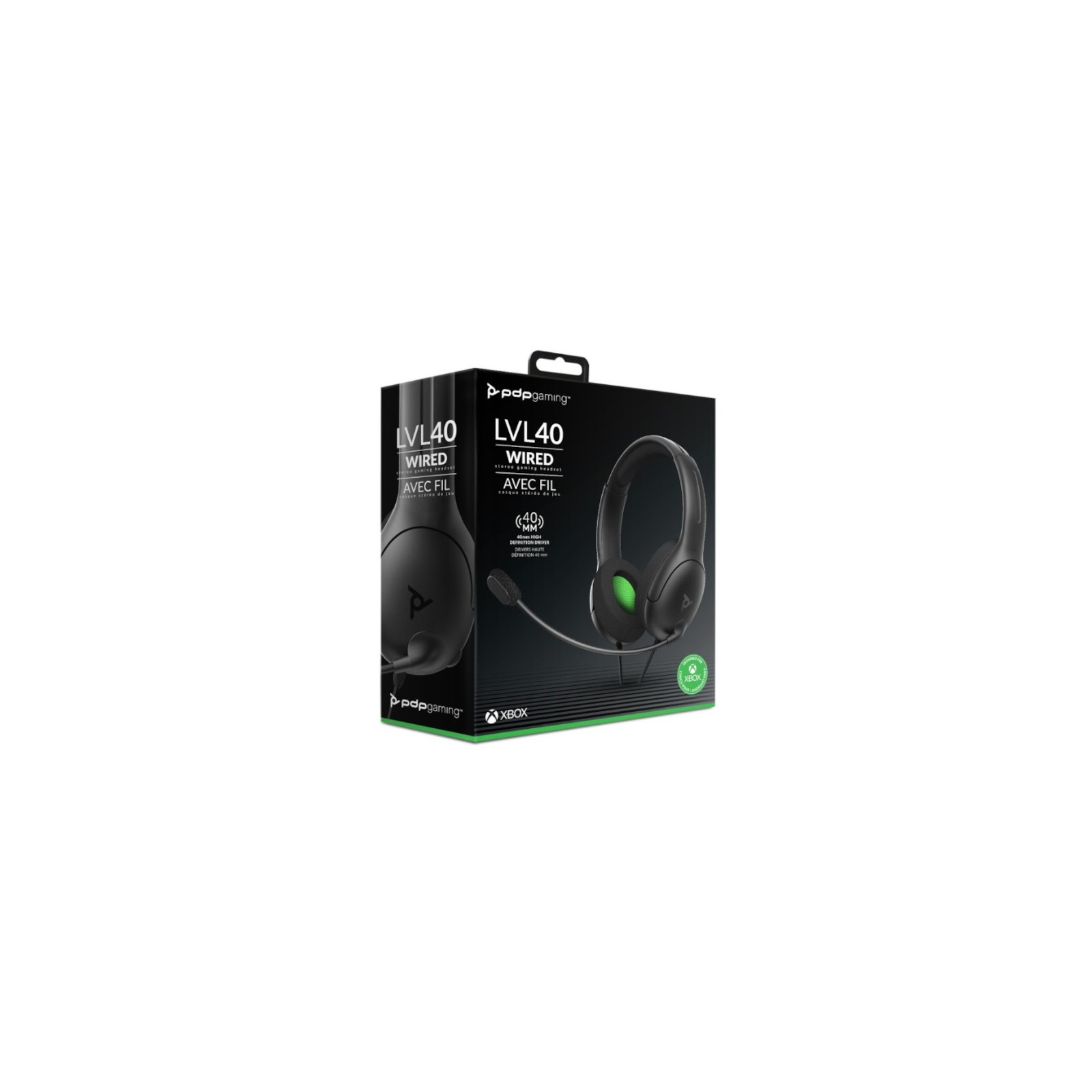 PDP LVL 40 WIRED STEREO GAMING HEADSET GREY (GRIS) (XBOX SERIES)