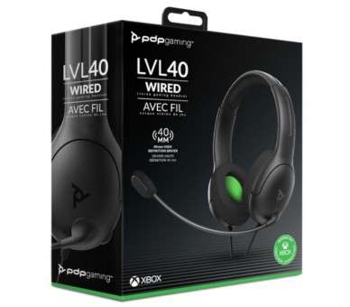 PDP LVL 40 WIRED STEREO GAMING HEADSET GREY (GRIS) (XBOX SERIES)