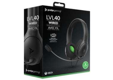 PDP LVL 40 WIRED STEREO GAMING HEADSET GREY (GRIS) (XBOX SERIES)