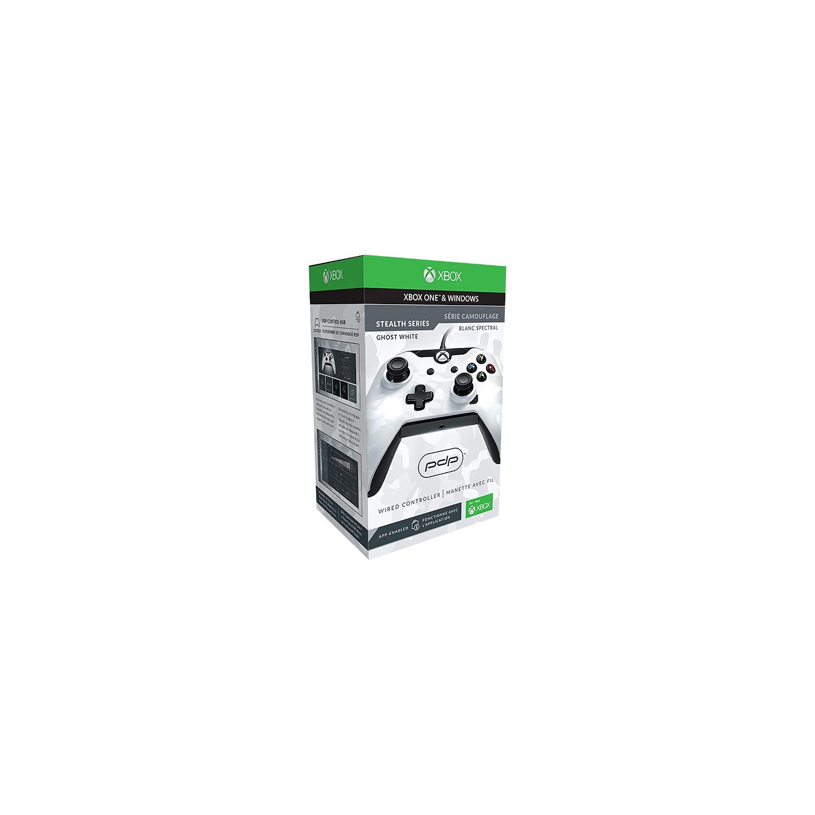 PDP WIRED CONTROLLER CAMUFLAJE GHOST WHITE (XBOXONE/PC)