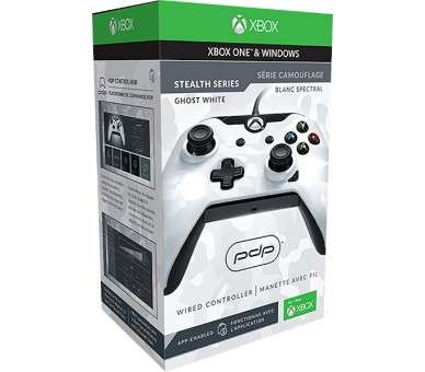 PDP WIRED CONTROLLER CAMUFLAJE GHOST WHITE (XBOXONE/PC)