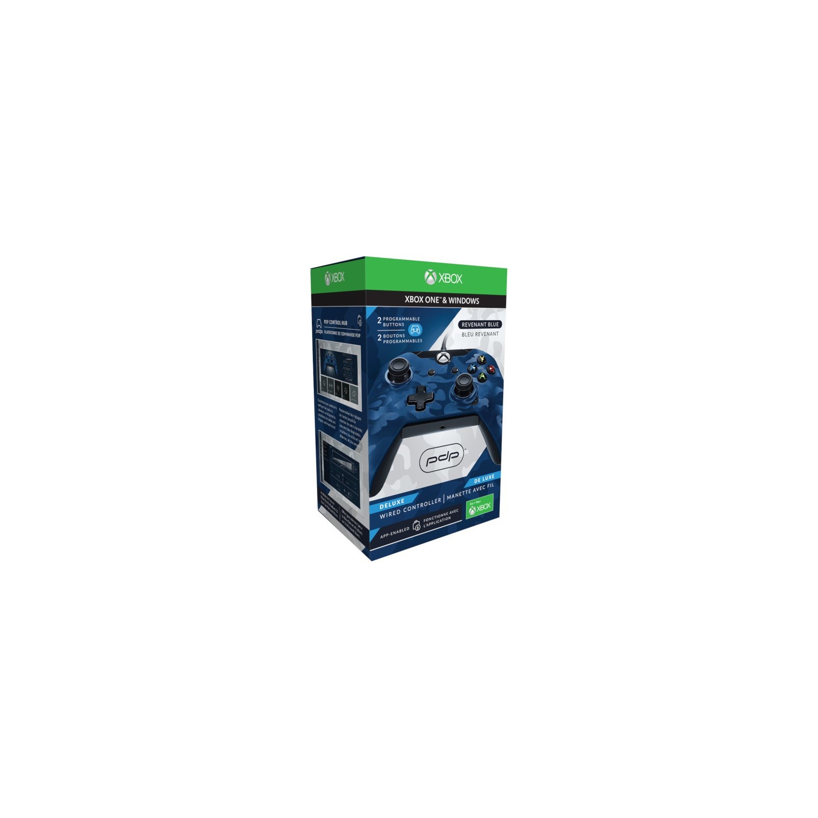 PDP DELUXE WIRED CONTROLLER REVENANT BLUE/AZUL (XBOX ONE & WINDOWS) OFICIAL