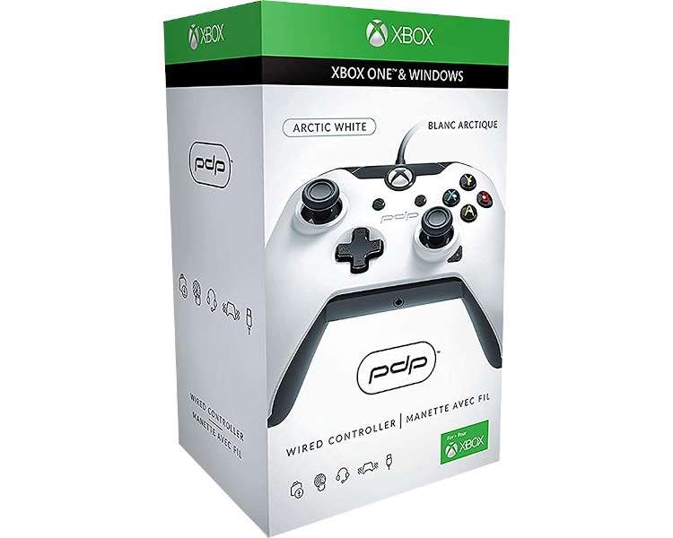 PDP WIRED CONTROLLER ARTIC WHITE (XBOXONE/PC)