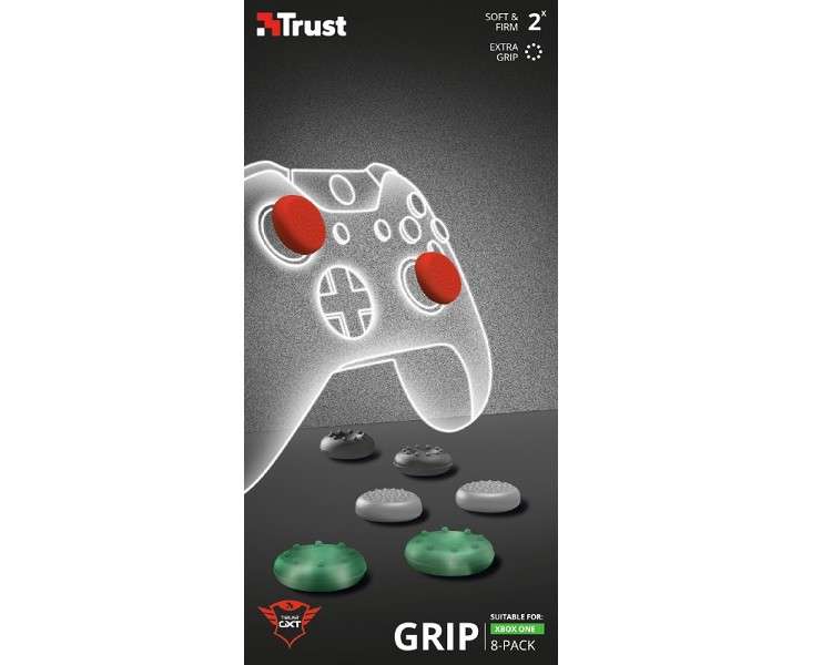 TRUST THUMB GRIPS PARA MANDOS XBOX ONE GXT 264 (8 PACK)