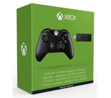 WIRELESS CONTROLLER BLACK + WIRELESS ADAPTER FOR WINDOWS