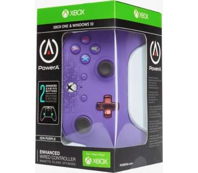 POWER A ENHANCED WIRED CONTROLLER ZEN PURPLE (MORADO) XBONE ONE/WINDOWS 10