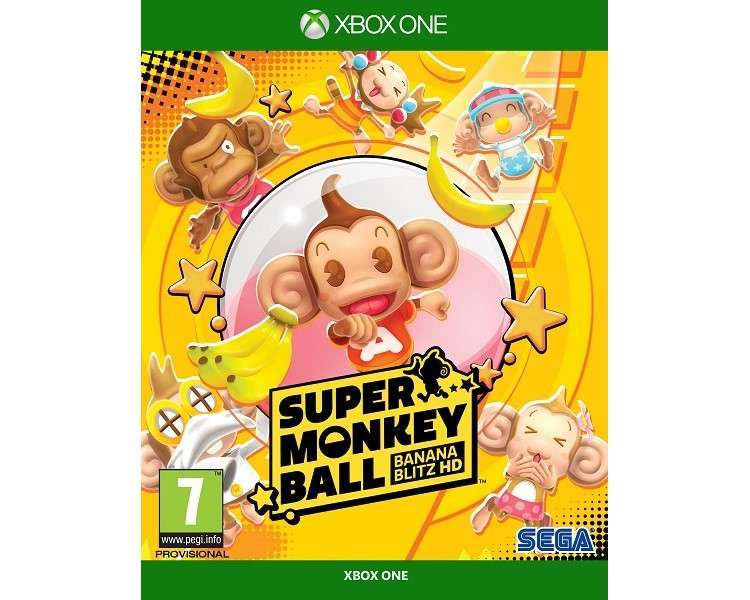 SUPER MONKEY BALL BANANA BLITZ HD (PEGATINAS EN EL INTERIOR)