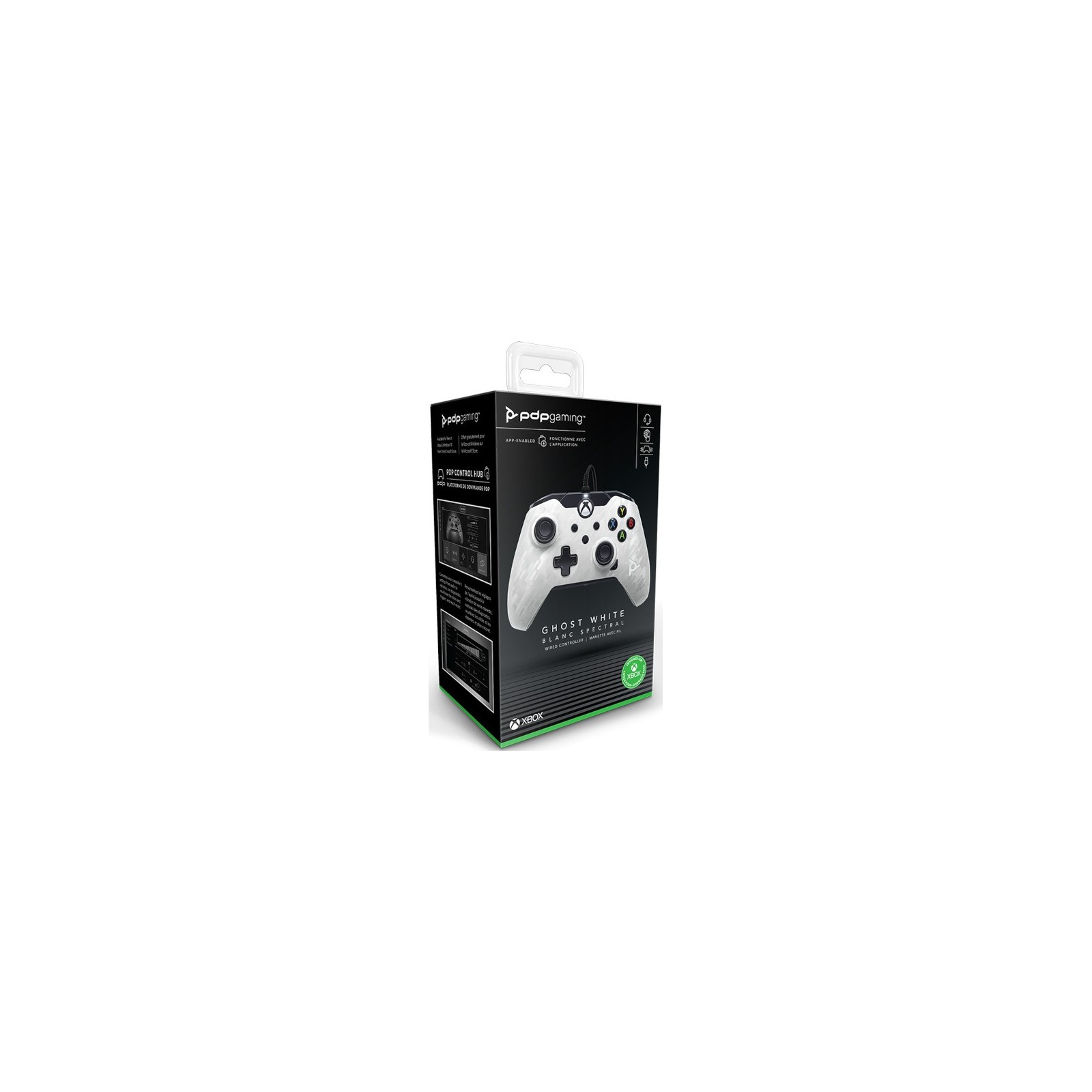 PDP WIRED CONTROLLER GHOST WHITE + JUEGO DIGITAL (XBONE/PC)