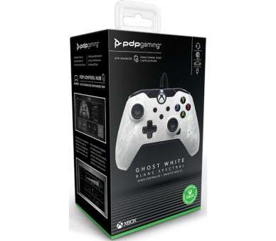 PDP WIRED CONTROLLER GHOST WHITE + JUEGO DIGITAL (XBONE/PC)