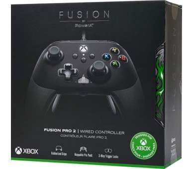 POWER A WIRED CONTROLLER FUSION PRO 2 (4 GATILLOS/BLOQUEO GATILLOS/FRONTAL EXTRAIBLE) (XBONE/PC)