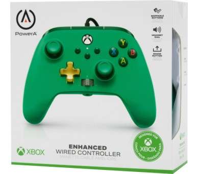 POWER A ENHANCED WIRED CONTROLLER EMERALD (XBONE/PC)