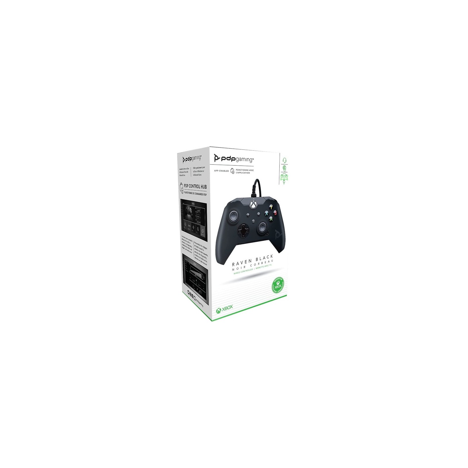 PDP WIRED CONTROLLER RAVEN BLACK + JUEGO DIGITAL (XBONE/PC)