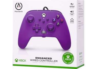 POWER A ENHANCED WIRED CONTROLLER ROYALE PURPLE (XBONE/PC)