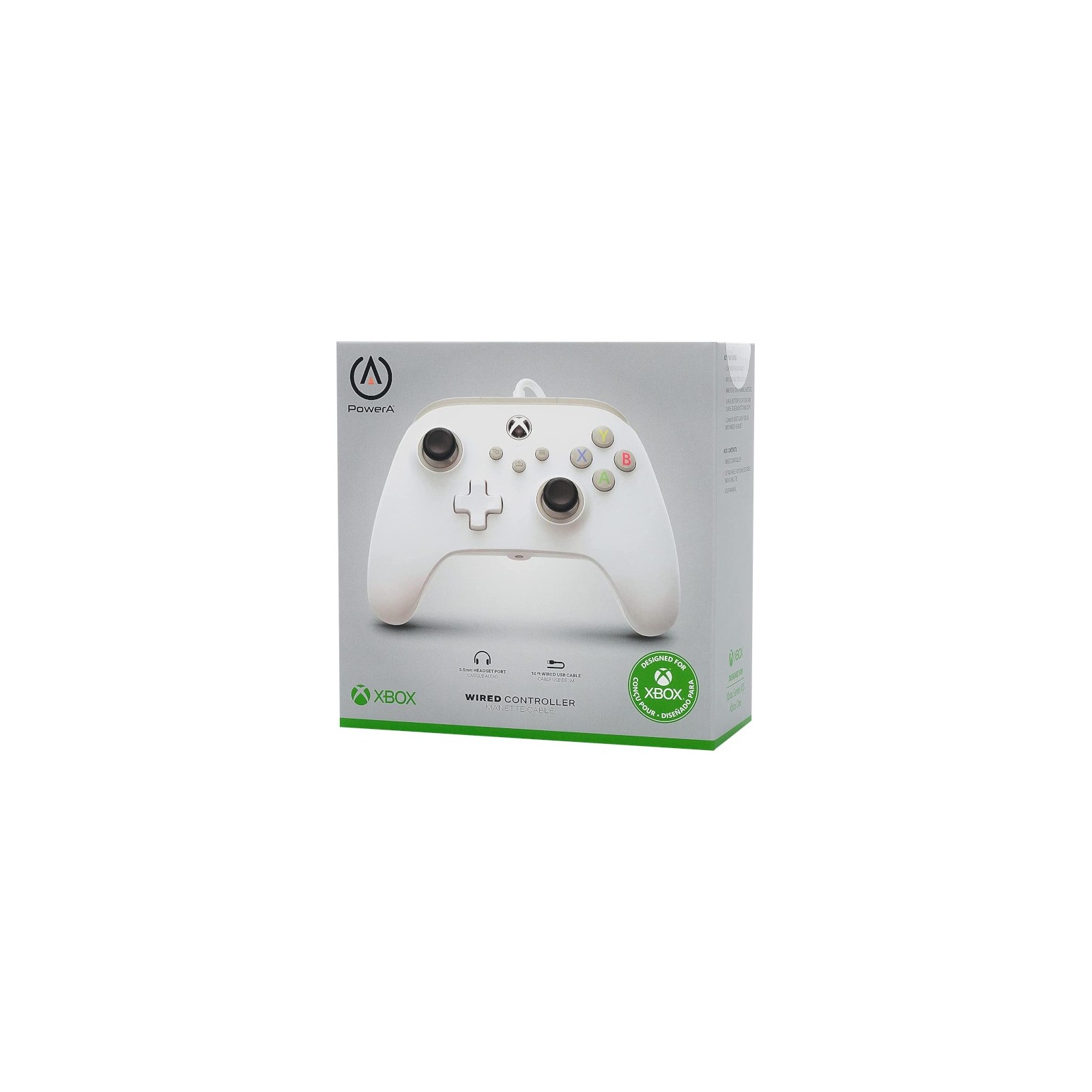 POWER A WIRED CONTROLLER WHITE (BLANCO) (XBONE/PC)