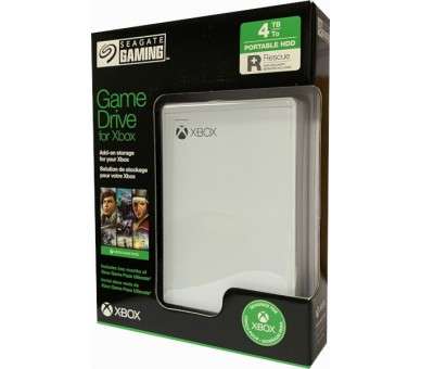 SEAGATE GAME DRIVE 4Tb WHITE (BLANCO) (XBONE)