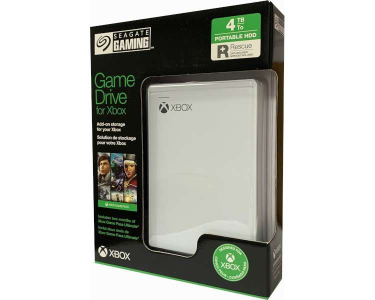 SEAGATE GAME DRIVE 4Tb WHITE (BLANCO) (XBONE)