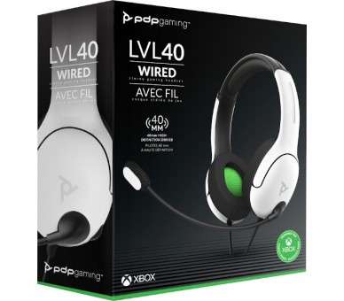 PDP LVL 40 WIRED STEREO GAMING HEADSET WHITE (BLANCO) (XBONE)