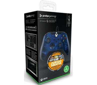 PDP WIRED CONTROLLER MIDNIGHT BLUE + JUEGO DIGITAL (XBONE/PC)