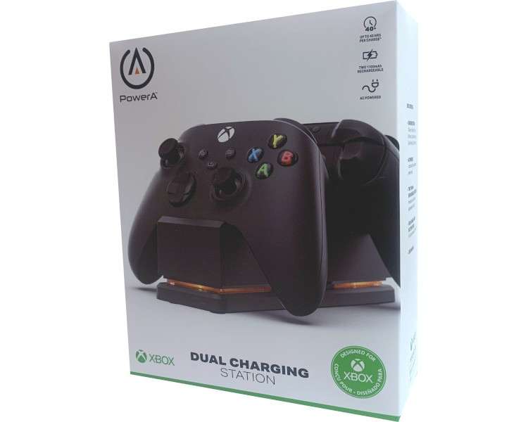 POWER A DUAL CHARGING STATION BLACK (NEGRO) (XBONE)