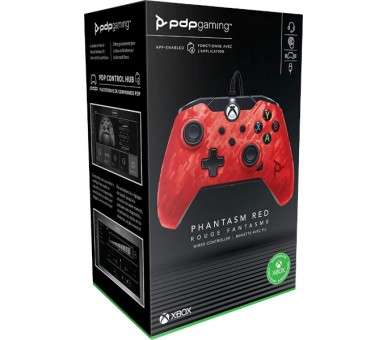 PDP WIRED CONTROLLER PHANTASM RED + JUEGO DIGITAL (XBONE/PC)