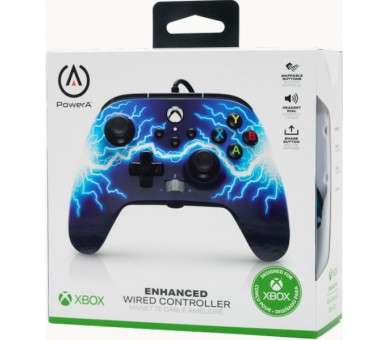 POWER A ENHANCED WIRED CONTROLLER ARC LIGHTNING  (XBONE/WINDOWS 10)