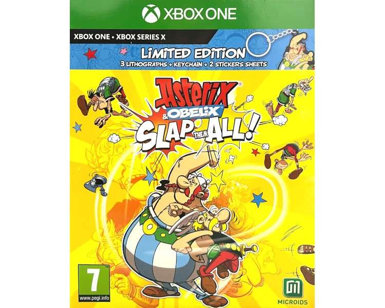 ASTERIX & OBELIX SLAP THEM ALL LIMITED EDITION (1 LLAVERO/3 LITOGRAFIAS/2 PEGATINAS) (XBONE)