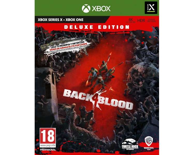 BACK 4 BLOOD DELUXE EDITION (JUEGO+ACCESO ANTICIPADO+STEELCASE+PASE ANUAL+SKINS ARMAS) (XBONE)