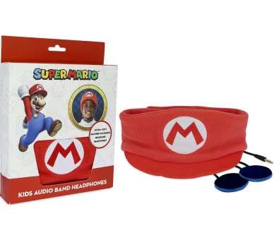 OTL KIDS AUDIO BAND HEADPHONES SUPER MARIO (PS4/XBOX/SWITCH/MOVIL/TABLET)