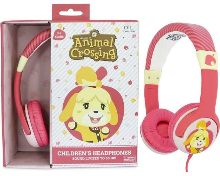 OTL WIRED HEADPHONES ANIMAL CROSSING: ISABELLE (PS4/XBOX/SWITCH/MOVIL/TABLET)