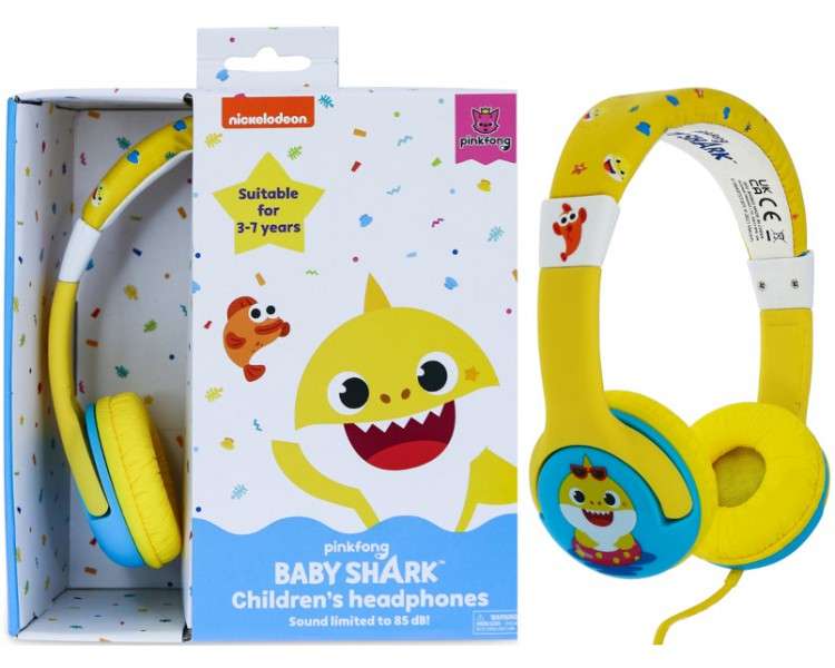 OTL WIRED HEADPHONES BABY SHARK HOLIDAY WITH OLI (PS4/XBOX/SWITCH/MOVIL/TABLET)